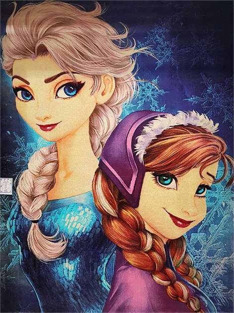 فرش کودک طرح السا و آنا کد 1082